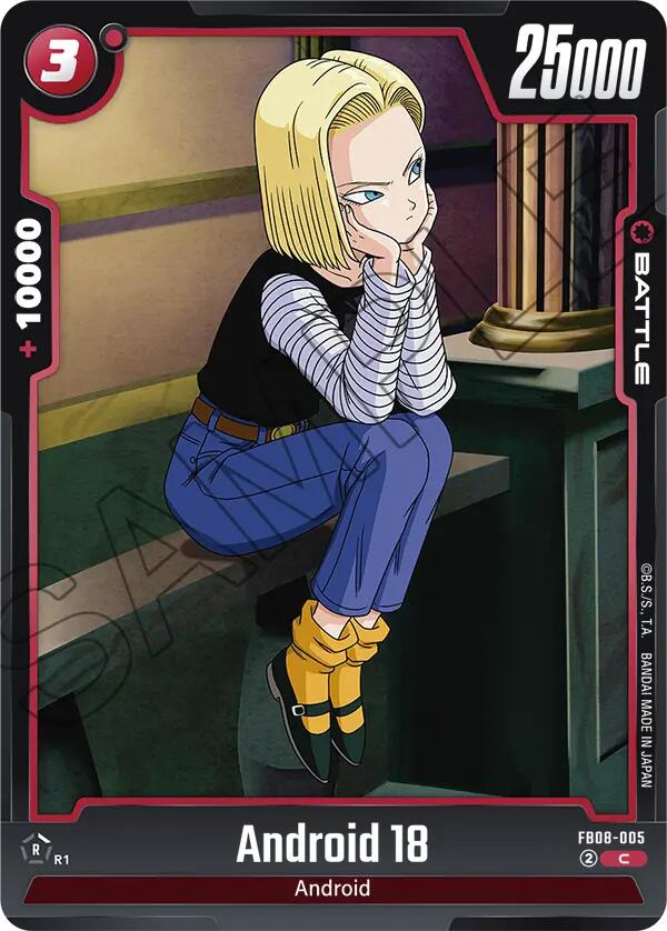 Android 18 FB08-005 [ Inglese / Giapponese ]