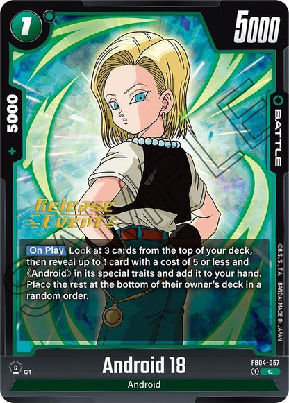 Android 18 FB04-057 [ Inglese / Giapponese ]