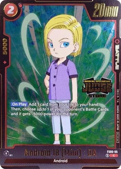 Android 18 : DA (Judgepack 03 Store) FS06-05 [ Inglese / Giapponese ]