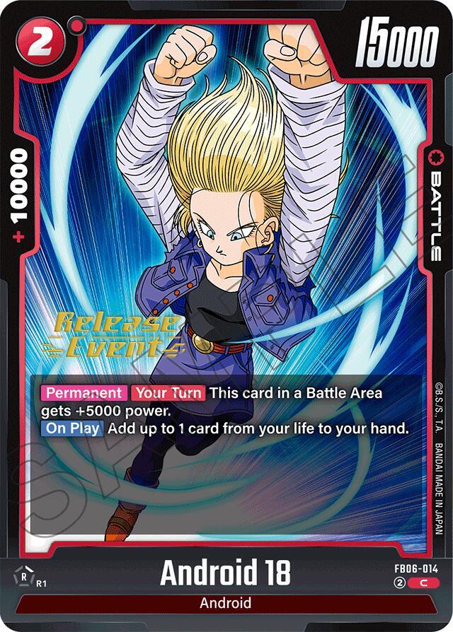 Android 18 FB06-014 [ Inglese / Giapponese ]