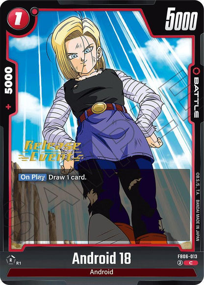 Android 18 FB06-013 [ Inglese / Giapponese ]