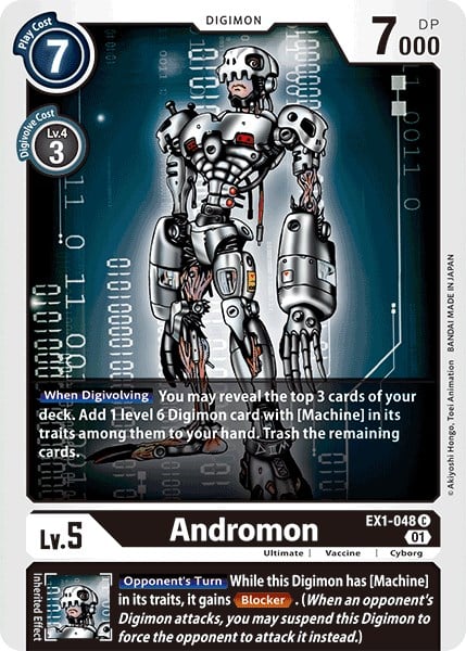 Andromon EX1-048 [ Inglese / Giapponese ]