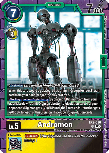 Andromon EX9-030 [ Inglese / Giapponese ]