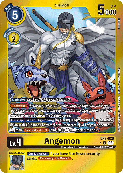 Angemon EX9-026 [ Inglese / Giapponese ]