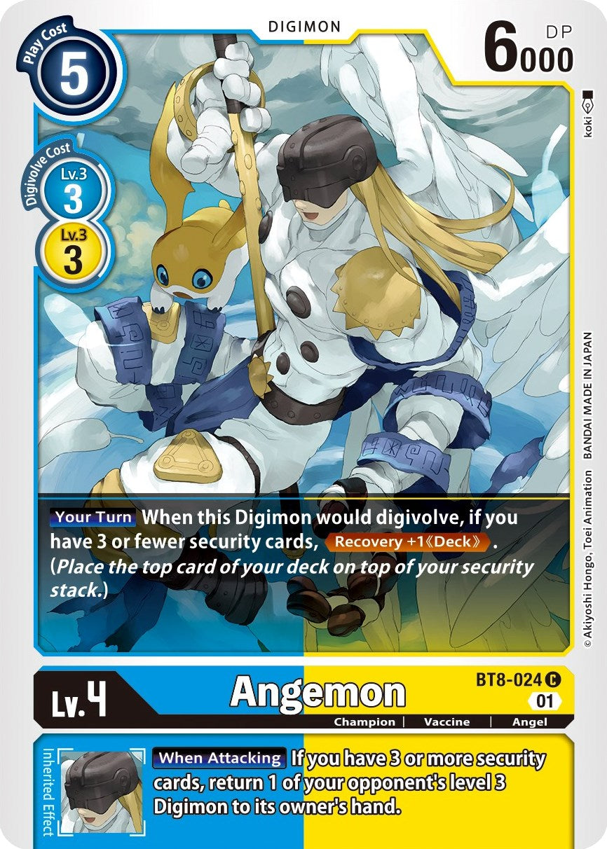 Angemon BT8-024 [ Inglese / Giapponese ]