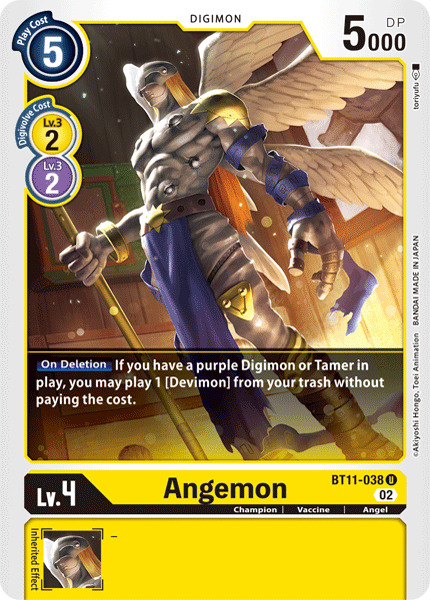 Angemon BT11-038 [ Inglese / Giapponese ]