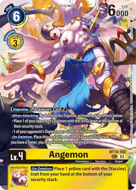 Angemon BT14-102 [ Inglese / Giapponese ]