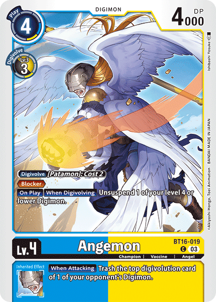Angemon BT16-019 [ Inglese / Giapponese ]