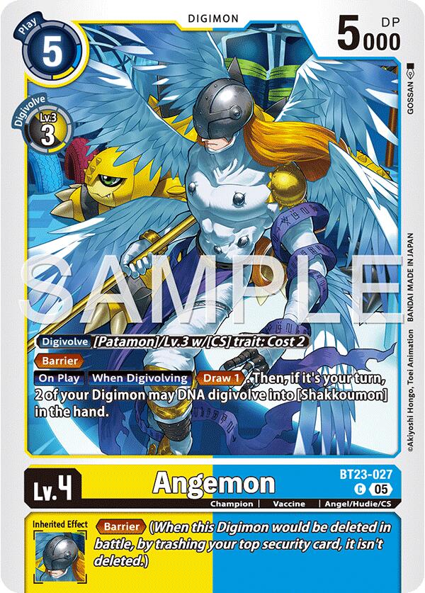 Angemon BT23-027 [ Inglese / Giapponese ]