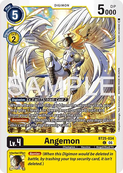 Angemon BT25-034 [ Inglese / Giapponese ]