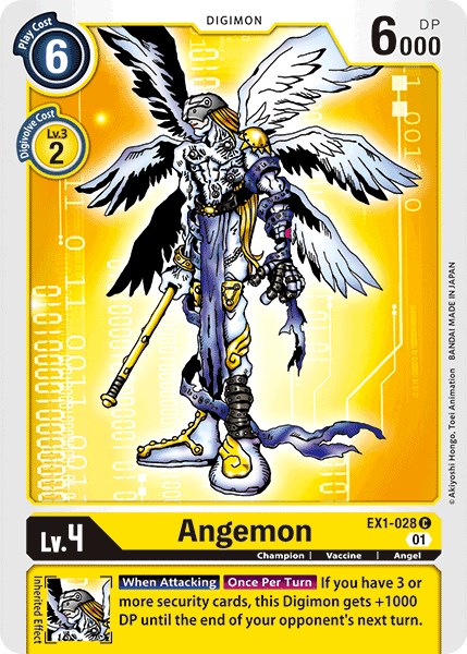 Angemon EX1-028 [ Inglese / Giapponese ]