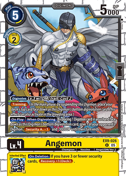 Angemon EX9-026 [ Inglese / Giapponese ]