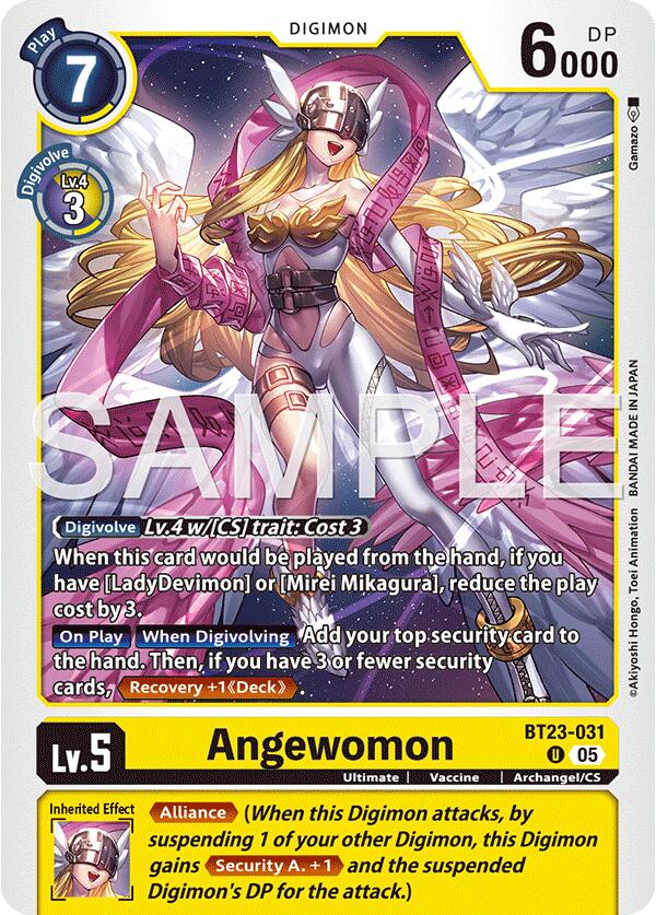 Angewomon BT23-031 [ Inglese / Giapponese ]