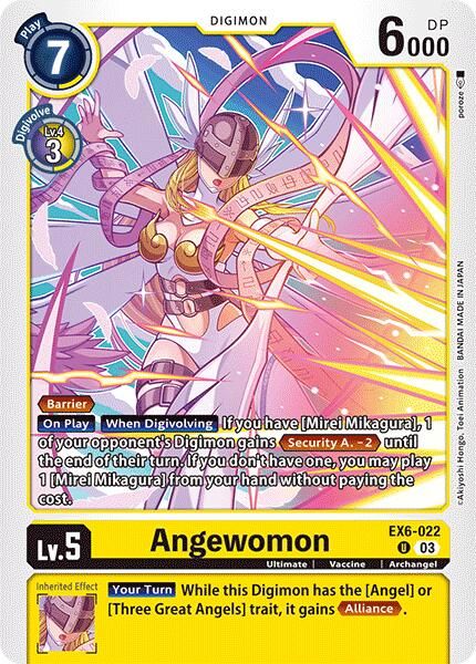 Angewomon EX6-022 [ Inglese / Giapponese ]