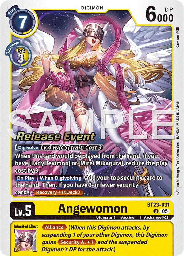 Angewomon BT23-031 [ Inglese / Giapponese ]