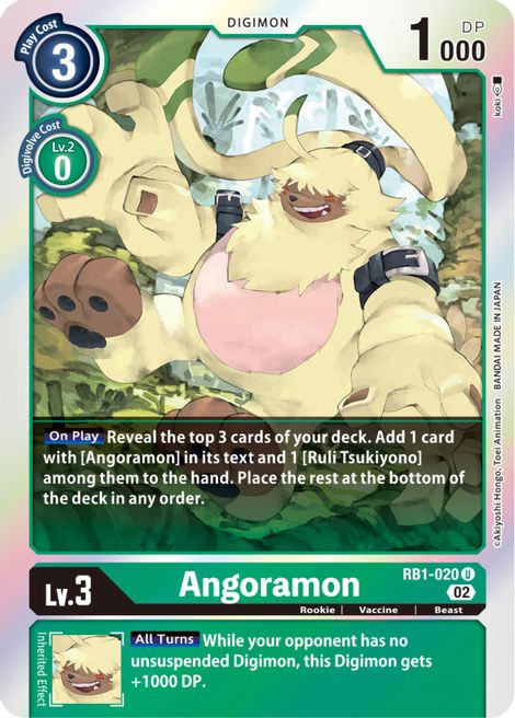 Angoramon RB1-020 [ Inglese / Giapponese ]