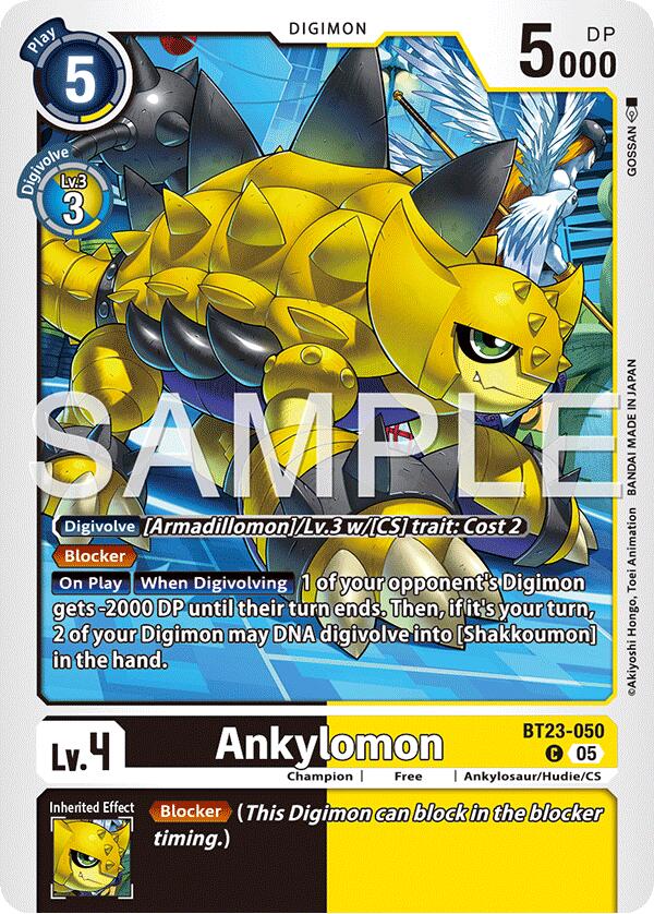 Ankylomon BT23-050 [ Inglese / Giapponese ]