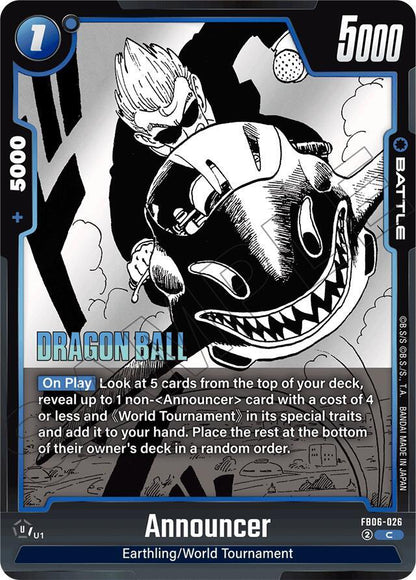 Announcer FB06-026 [ Inglese / Giapponese ]