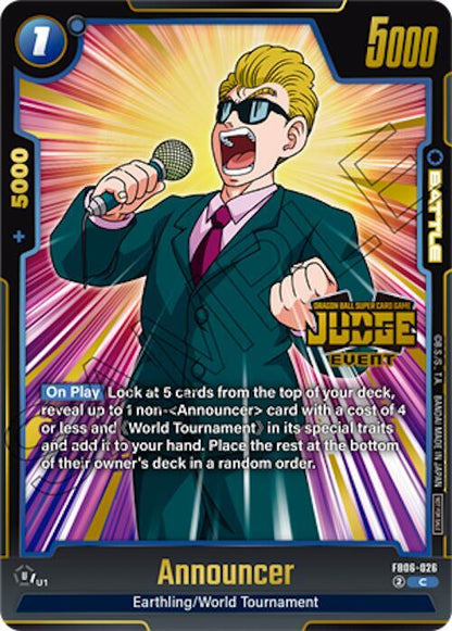 Announcer FB06-026 [ Inglese / Giapponese ]
