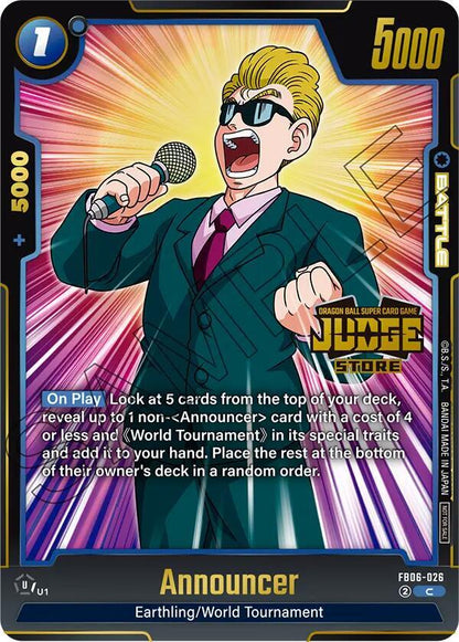 Announcer FB06-026 [ Inglese / Giapponese ]