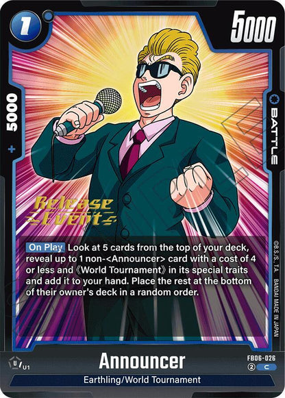 Announcer FB06-026 [ Inglese / Giapponese ]