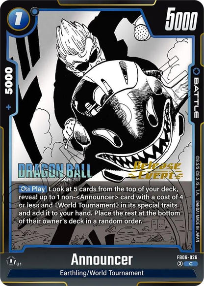 Announcer FB06-026 [ Inglese / Giapponese ]
