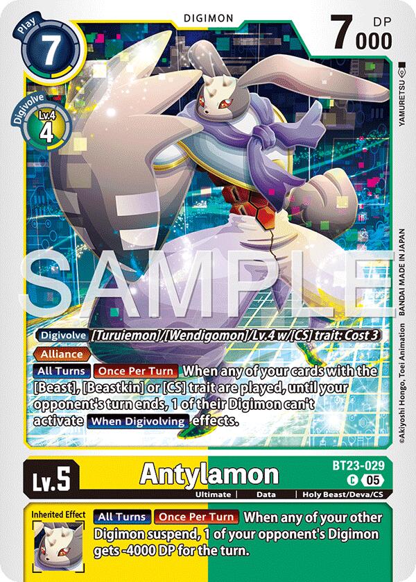 Antylamon BT23-029 [ Inglese / Giapponese ]