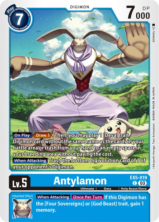 Antylamon EX5-019 [ Inglese / Giapponese ]