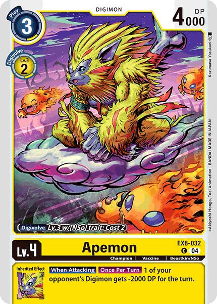 Apemon EX8-032 [ Inglese / Giapponese ]