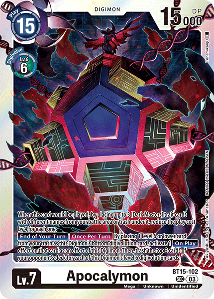 Apocalymon BT15-102 [ Inglese / Giapponese ]