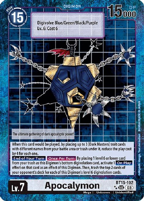 Apocalymon BT15-102 [ Inglese / Giapponese ]