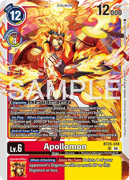 Apollomon BT25-018 [ Inglese / Giapponese ]