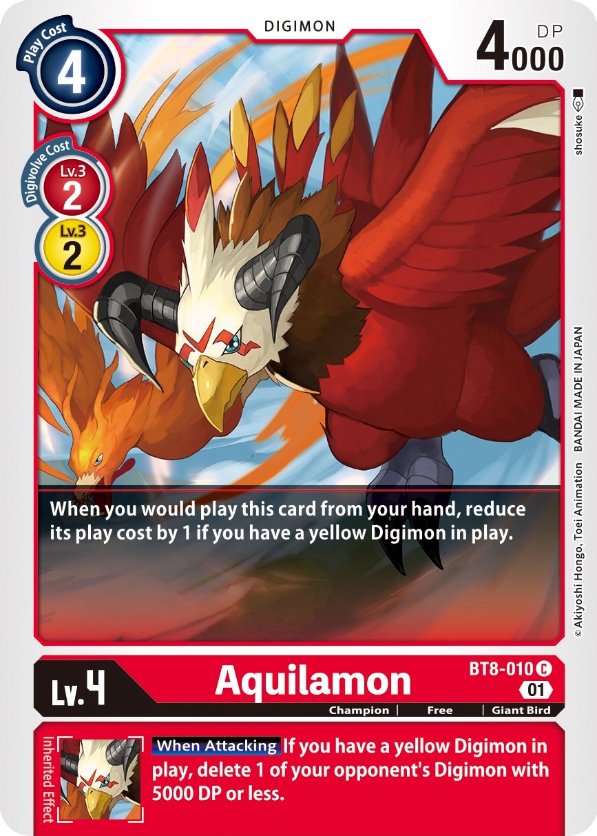 Aquilamon BT8-010 [ Inglese / Giapponese ]