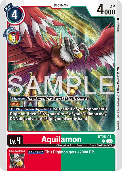 Aquilamon BT25-011 [ Inglese / Giapponese ]