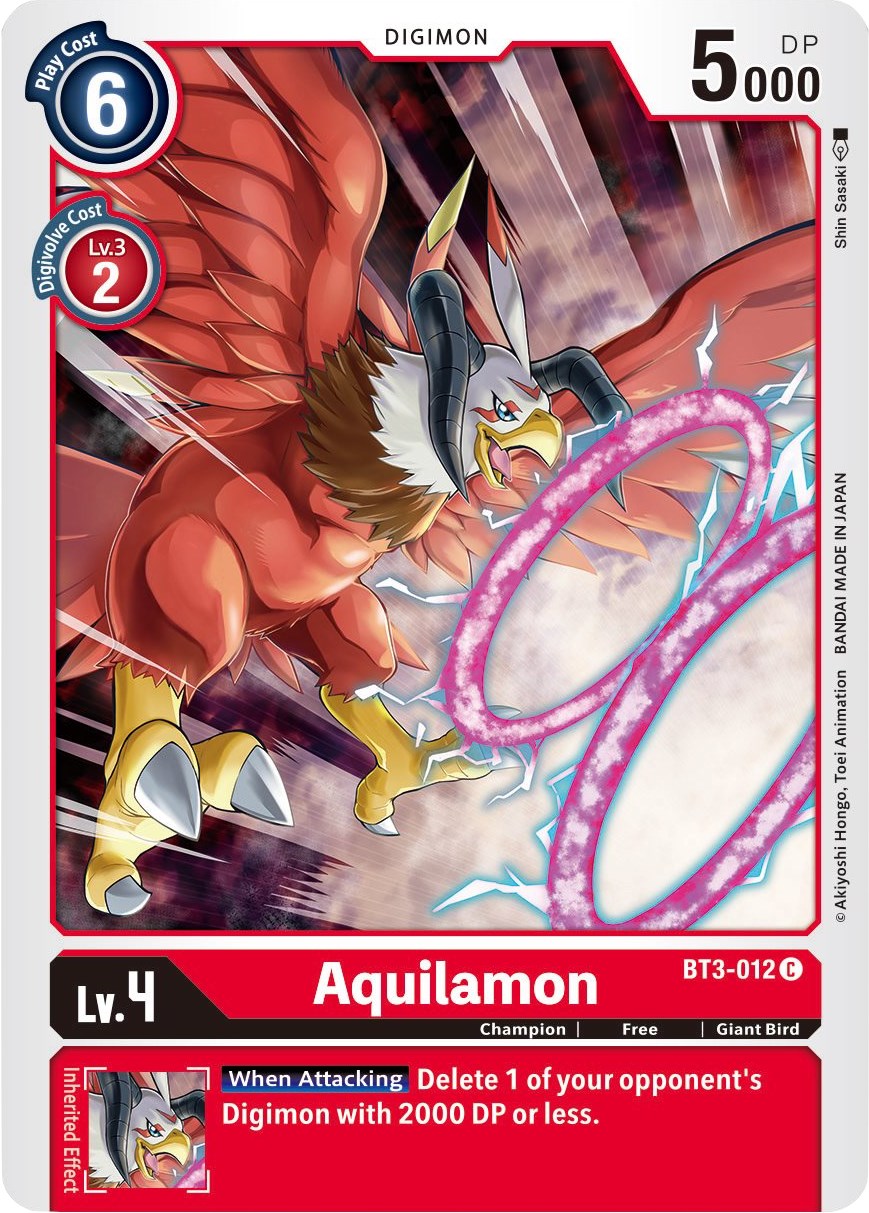 Aquilamon BT3-012 [ Inglese / Giapponese ]