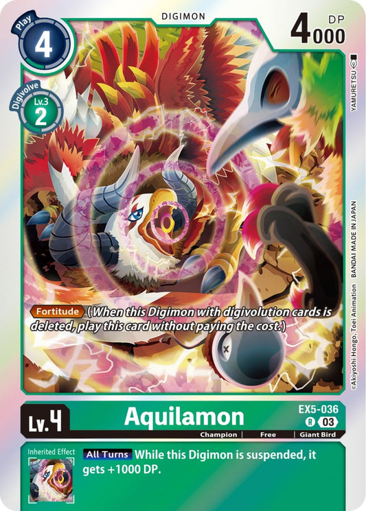Aquilamon EX5-036 [ Inglese / Giapponese ]
