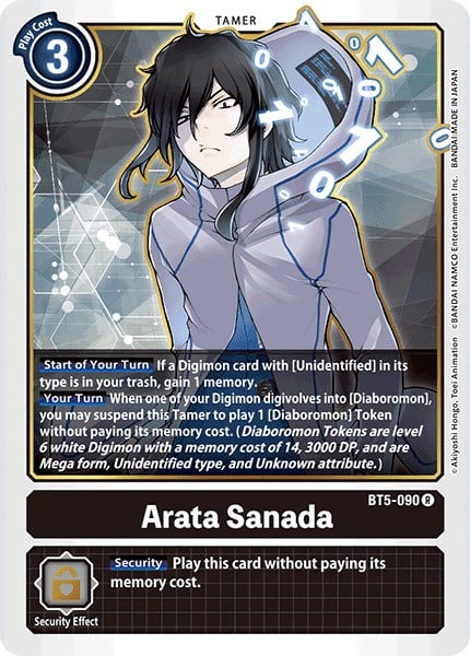 Arata Sanada BT5-090 [ Inglese / Giapponese ]