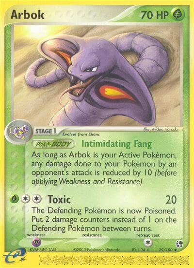 Arbok - EX Tempesta di Sabbia 29/100 [ Italiano / Inglese ]