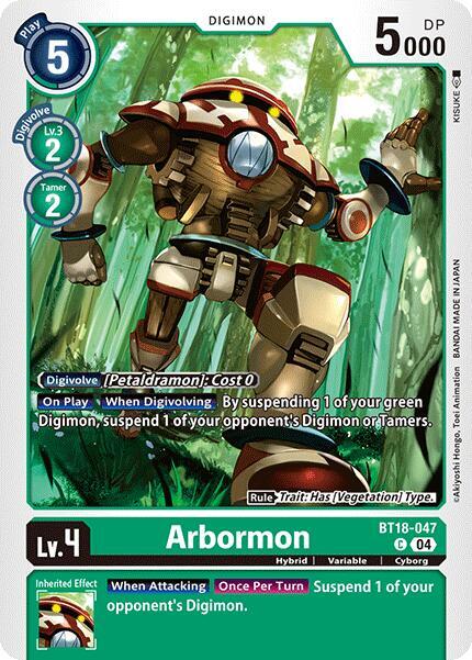 Arbormon BT18-047 [ Inglese / Giapponese ]