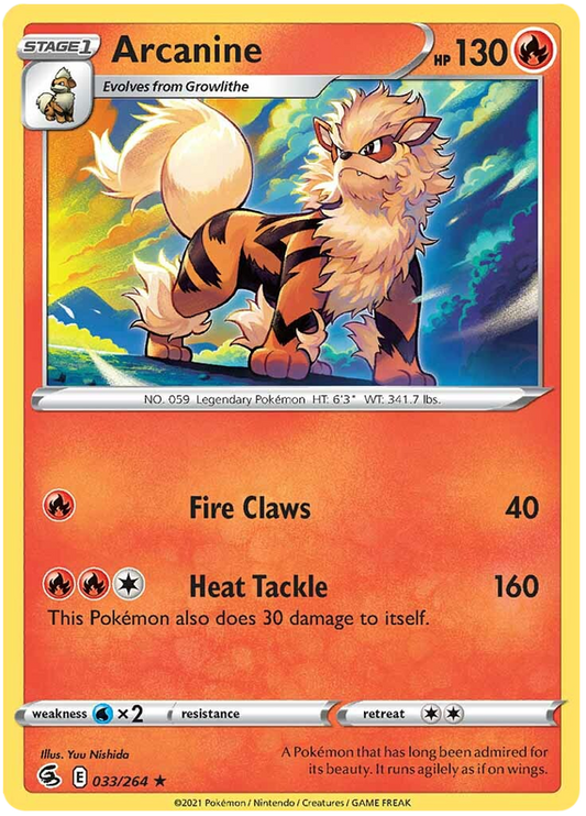 Arcanine - Colpo Fusione 033/264 [ Italiano / Inglese ]