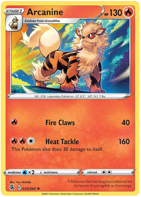 Arcanine - Colpo Fusione 033/264 [ Italiano / Inglese ]