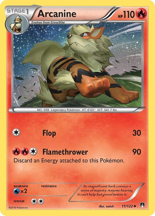 Arcanine - Turbo Crash 11/122 [ Italiano / Inglese ]