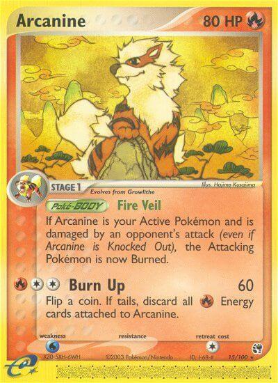 Arcanine - EX Tempesta di Sabbia 15/100 [ Italiano / Inglese ]