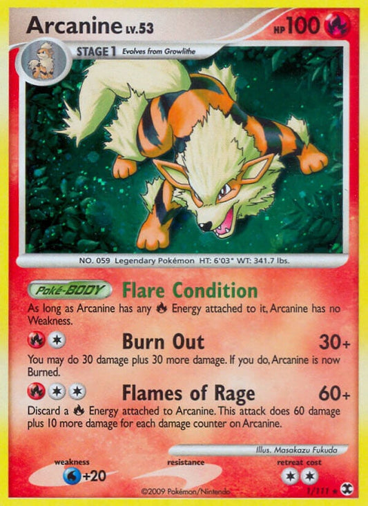Arcanine Lv.53 - L'Ascesa dei Rivali 001/111 [ Italiano / Inglese ]