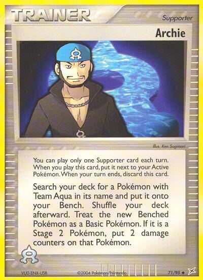 Archie - EX Team Magma vs Team Idro 71/95 [ Italiano / Inglese ]