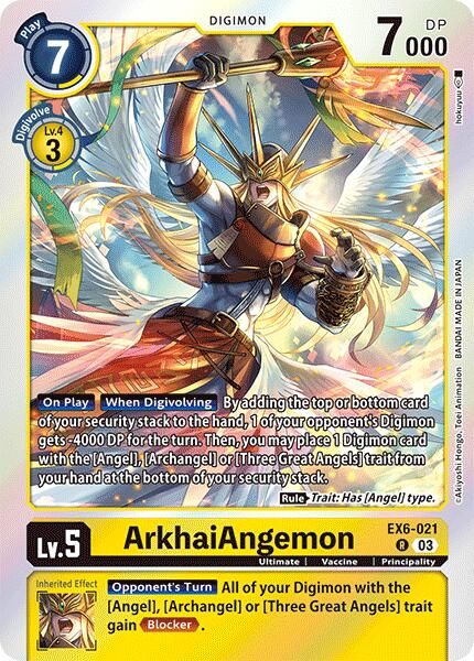 ArkhaiAngemon EX6-021 [ Inglese / Giapponese ]