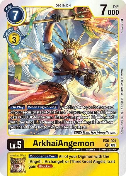 ArkhaiAngemon EX6-021 [ Inglese / Giapponese ]