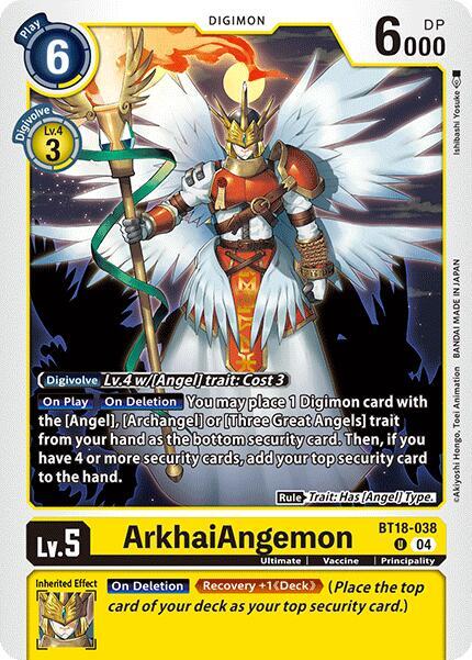 ArkhaiAngemon BT18-038 [ Inglese / Giapponese ]
