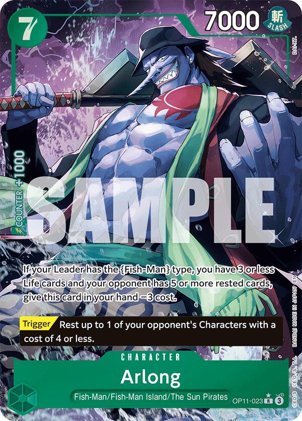 Arlong OP11-023 [ Inglese / Giapponese / Francese / Cinese Semplificato ]