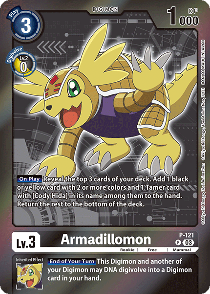Armadillomon P-121 [ Inglese / Giapponese ]